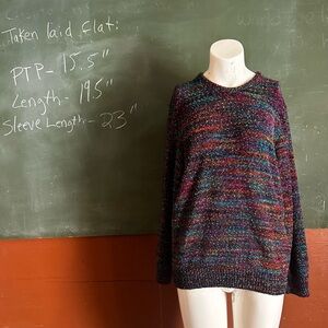 Vintage Multicolor Knit Sweater